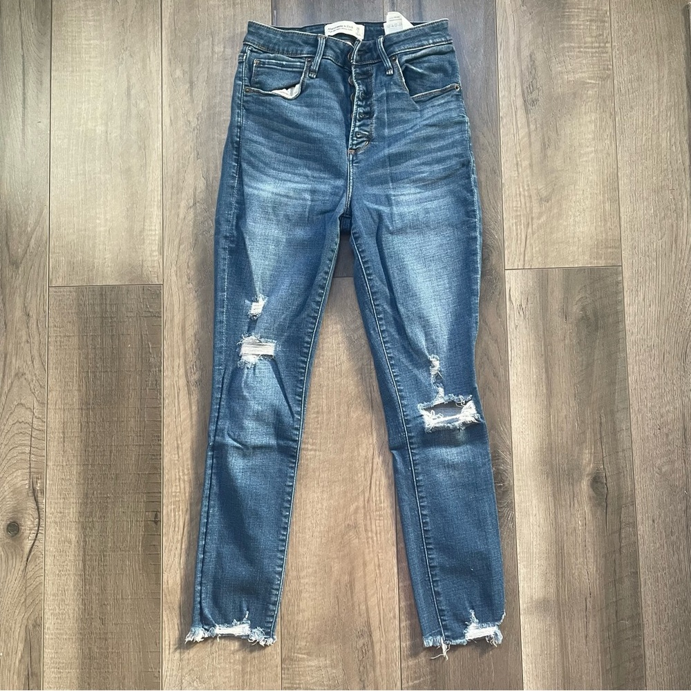 Abercrombie Distressed Skinny Jeans